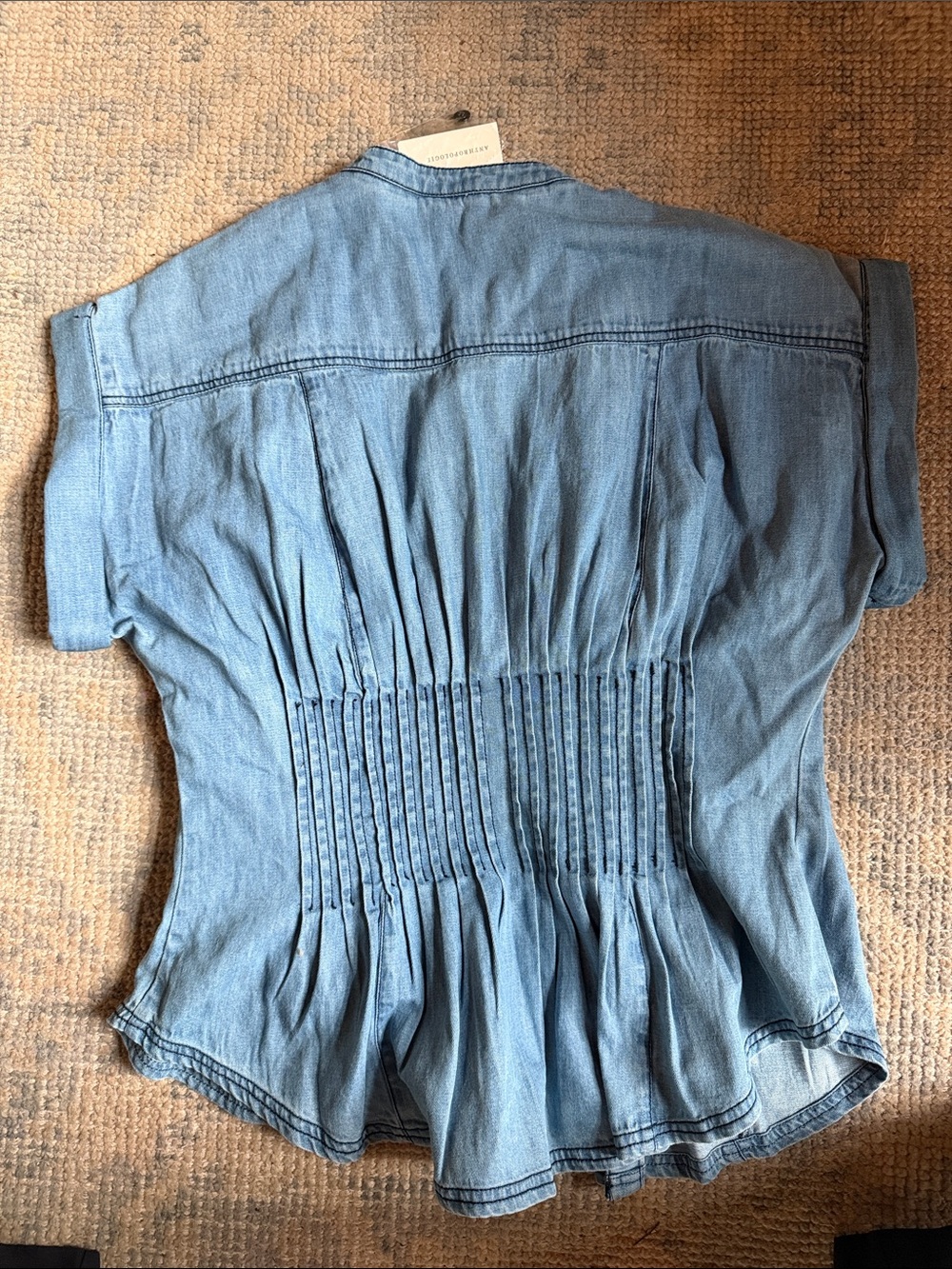 Pilcro Anthropologie Denim Blouse NWT - Picture 3 of 3